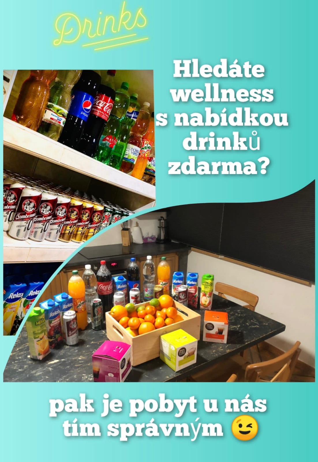 Nápoje zdarma